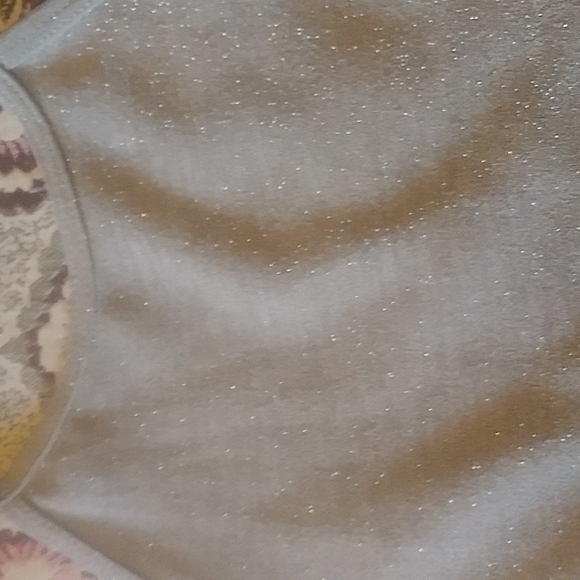 Garage grey sparkly crop top - Picture 2 of 4